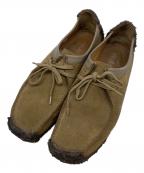 CLARKSクラークス）の古着「ワラビーシューズ」｜カーキ