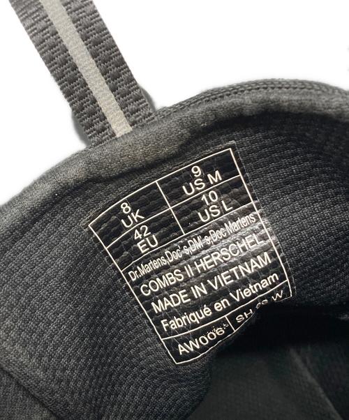 Dr.Martens（ドクターマーチン）Dr.Martens (ドクターマーチン) HERSCHEL CORDURA COMS.S ブラック サイズ:UK8の古着・服飾アイテム