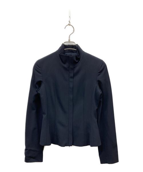 EMPORIO ARMANI（エンポリオアルマーニ）EMPORIO ARMANI (エンポリオアルマーニ) ダブルジップジャケット ネイビー サイズ:36の古着・服飾アイテム