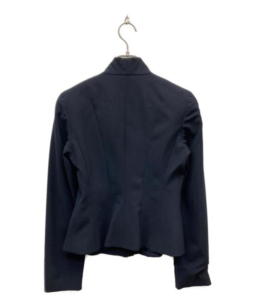 EMPORIO ARMANI（エンポリオアルマーニ）EMPORIO ARMANI (エンポリオアルマーニ) ダブルジップジャケット ネイビー サイズ:36の古着・服飾アイテム