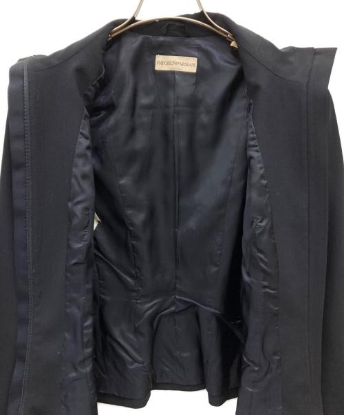 EMPORIO ARMANI（エンポリオアルマーニ）EMPORIO ARMANI (エンポリオアルマーニ) ダブルジップジャケット ネイビー サイズ:36の古着・服飾アイテム
