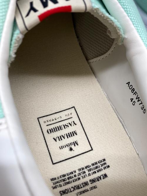 MIHARA YASUHIRO（ミハラヤスヒロ）MIHARA YASUHIRO (ミハラヤスヒロ) BLAKEY LT.BLUE SNEAKER ライトグリーン サイズ:45 未使用品の古着・服飾アイテム