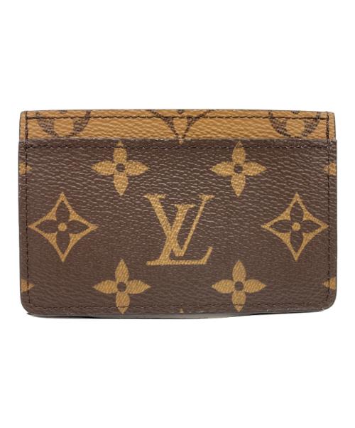 LOUIS VUITTON（ルイ ヴィトン）LOUIS VUITTON (ルイ ヴィトン) リバース・ポルト・カルト・サーンプル ブラウンの古着・服飾アイテム