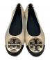 TORY BURCH (トリーバーチ) クレア キャップ トゥ バレエシューズ ベージュ サイズ:6：10000円