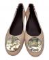 TORY BURCH (トリーバーチ) クレア キャップ トゥ バレエシューズ ピンク サイズ:6：10000円