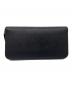 PRADA (プラダ) SAFFIANO EMBOSS ROUND ZIP WALLET ブラック サイズ:-：50000円