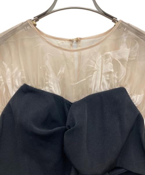 acka（エーシーケーエー）acka (エーシーケーエー) sheer puff dress ブラック サイズ:1 未使用品の古着・服飾アイテム