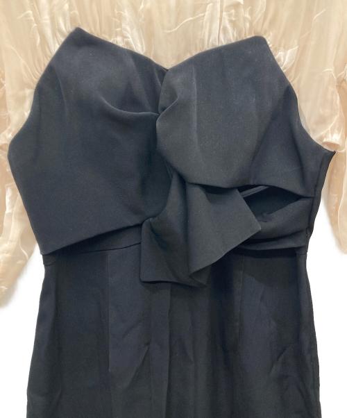 acka（エーシーケーエー）acka (エーシーケーエー) sheer puff dress ブラック サイズ:1 未使用品の古着・服飾アイテム