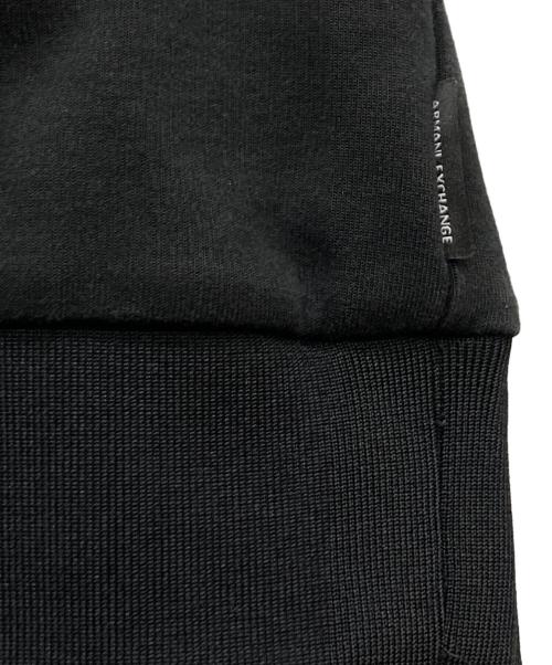 ARMANI EXCHANGE（アルマーニ エクスチェンジ）ARMANI EXCHANGE (アルマーニ エクスチェンジ) プリントパーカー ブラック サイズ:Lの古着・服飾アイテム
