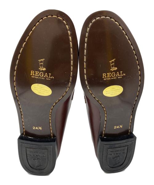 REGAL（リーガル）REGAL (リーガル) タッセルローファー ブラウン サイズ:24.5の古着・服飾アイテム