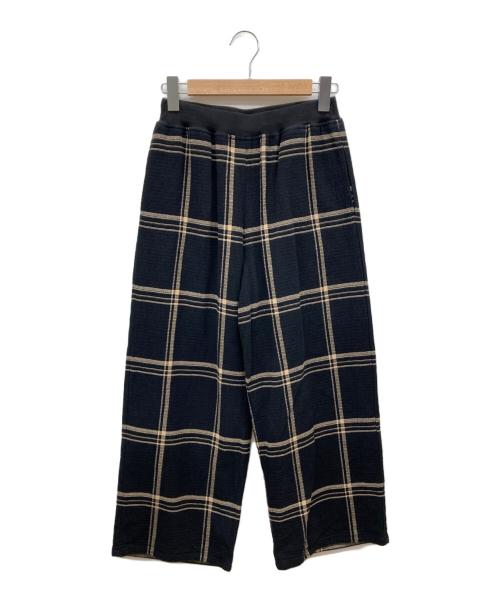 BEARDSLEY（ビアズリー）BEARDSLEY (ビアズリー) チェックパンツ ブラック サイズ:1の古着・服飾アイテム