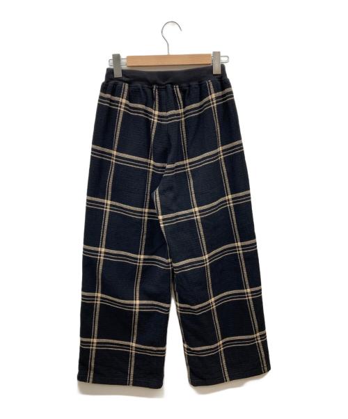 BEARDSLEY（ビアズリー）BEARDSLEY (ビアズリー) チェックパンツ ブラック サイズ:1の古着・服飾アイテム