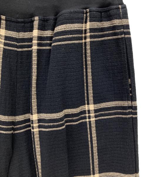 BEARDSLEY（ビアズリー）BEARDSLEY (ビアズリー) チェックパンツ ブラック サイズ:1の古着・服飾アイテム