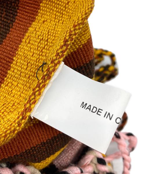 MARNI（マルニ）MARNI (マルニ) MARKET HAMMOCK BAG ピンク×オレンジ×ブラウンの古着・服飾アイテム