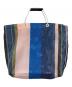 MARNI (マルニ) MARKET STRIPE BAG ブルー×ピンク：11000円