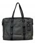 TUMI（トゥミ）の古着「MISSION HARRISON Leather Briefcase/ミッションハリソンブリーフケース」｜グレー