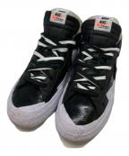 NIKE×sacaiナイキ×サカイ）の古着「Blazer Low "Black Patent Leather」｜ホワイト×ブラック