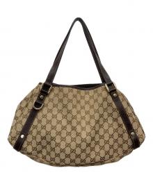 GUCCI（グッチ）の古着「アビー GGキャンバス トートバッグ」｜ベージュ