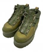 Fenty PUMA by Rihannaフェンティ プーマ バイ リアーナ）の古着「SNEAKER Zip BOOTS」｜Army Green