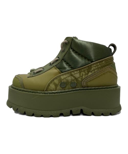 Fenty PUMA by Rihanna（フェンティ プーマ バイ リアーナ）Fenty PUMA by Rihanna (フェンティ プーマ バイ リアーナ) SNEAKER Zip BOOTS Army Green サイズ:23の古着・服飾アイテム