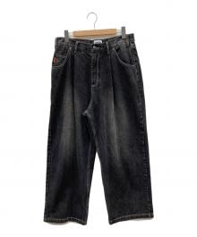 9090（9090）の古着「King Logo Vintage Like Denim」｜ブラック
