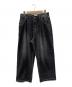 9090（9090）の古着「King Logo Vintage Like Denim」｜ブラック
