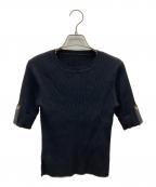FOXEYフォクシー）の古着「Knit Top “Cavalier”」｜ブラック