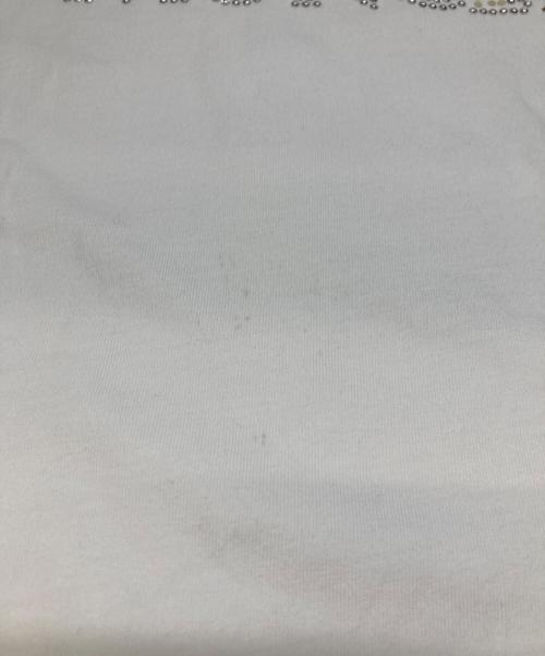 MONCLER（モンクレール）MONCLER (モンクレール) MAGLIA Rhinestone Logo T-Shirt ホワイト サイズ:SIZE Sの古着・服飾アイテム