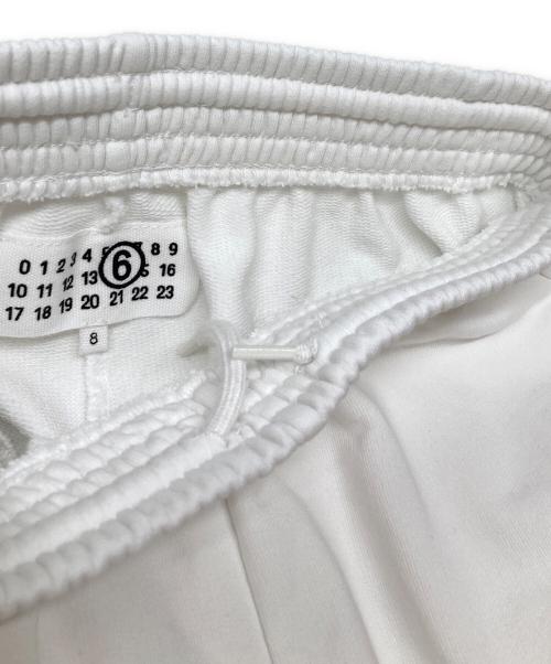 MM6 Maison Margiela（エムエムシックスメゾンマルジェラ）MM6 Maison Margiela (エムエムシックスメゾンマルジェラ) Bermuda con logo ホワイト サイズ:SIZE 8の古着・服飾アイテム