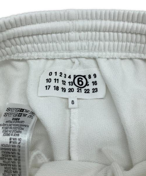MM6 Maison Margiela（エムエムシックスメゾンマルジェラ）MM6 Maison Margiela (エムエムシックスメゾンマルジェラ) Bermuda con logo ホワイト サイズ:SIZE 8の古着・服飾アイテム