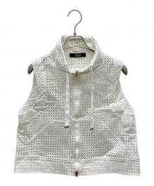 HERNO（ヘルノ）の古着「Cotton And Pvc Vest」｜ホワイト