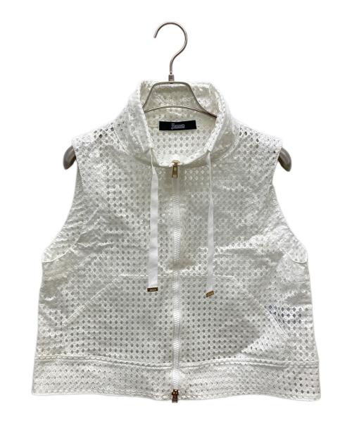 HERNO（ヘルノ）HERNO (ヘルノ) Cotton And Pvc Vest ホワイト サイズ:38の古着・服飾アイテム