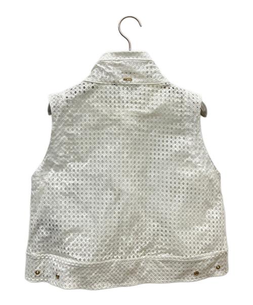 HERNO（ヘルノ）HERNO (ヘルノ) Cotton And Pvc Vest ホワイト サイズ:38の古着・服飾アイテム