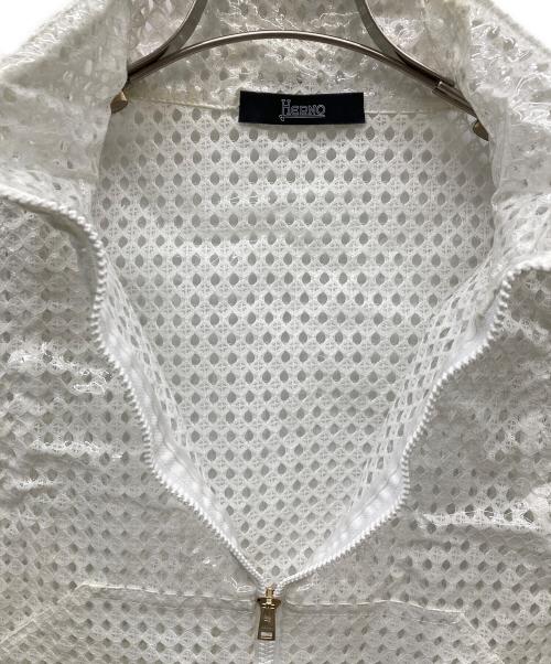 HERNO（ヘルノ）HERNO (ヘルノ) Cotton And Pvc Vest ホワイト サイズ:38の古着・服飾アイテム