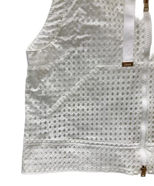 HERNO（ヘルノ）HERNO (ヘルノ) Cotton And Pvc Vest ホワイト サイズ:38の古着・服飾アイテム