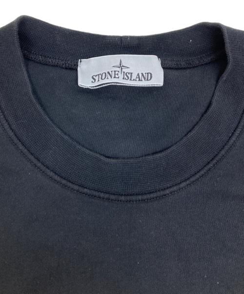 STONE ISLAND（ストーンアイランド）STONE ISLAND (ストーンアイランド) ORGANIC COTTON FLEECE ブラック サイズ:SIZE XLの古着・服飾アイテム