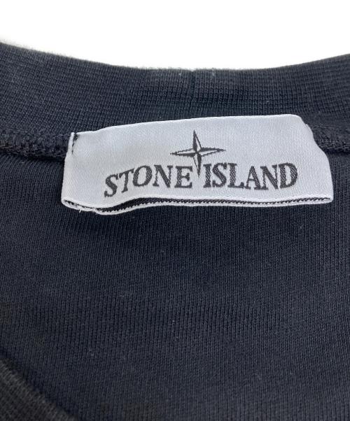STONE ISLAND（ストーンアイランド）STONE ISLAND (ストーンアイランド) ORGANIC COTTON FLEECE ブラック サイズ:SIZE XLの古着・服飾アイテム