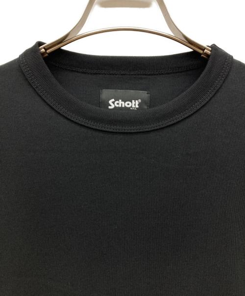 Schott（ショット）Schott (ショット) B.S. T-SHIRT/ブラックシープ オーバーサイズ Tシャツ ブラック サイズ:Lの古着・服飾アイテム
