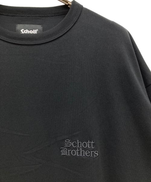 Schott（ショット）Schott (ショット) B.S. T-SHIRT/ブラックシープ オーバーサイズ Tシャツ ブラック サイズ:Lの古着・服飾アイテム