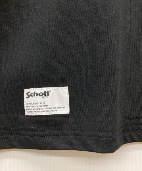 Schott（ショット）Schott (ショット) B.S. T-SHIRT/ブラックシープ オーバーサイズ Tシャツ ブラック サイズ:Lの古着・服飾アイテム