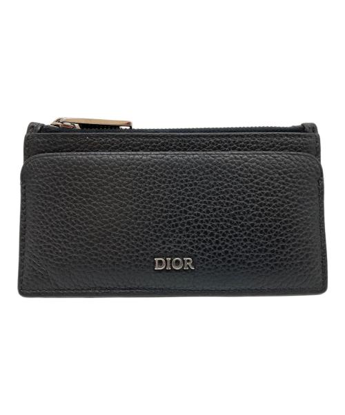 Dior（ディオール）Dior (ディオール) レザーフラグメントケース ブラックの古着・服飾アイテム