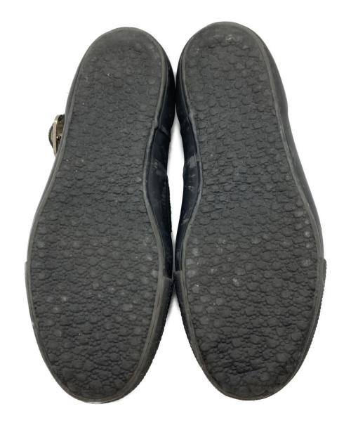 COMME des GARCONS（コムデギャルソン）COMME des GARCONS (コムデギャルソン) ベルトスウェードメリージェーンサンダル ブラック サイズ:24.5の古着・服飾アイテム