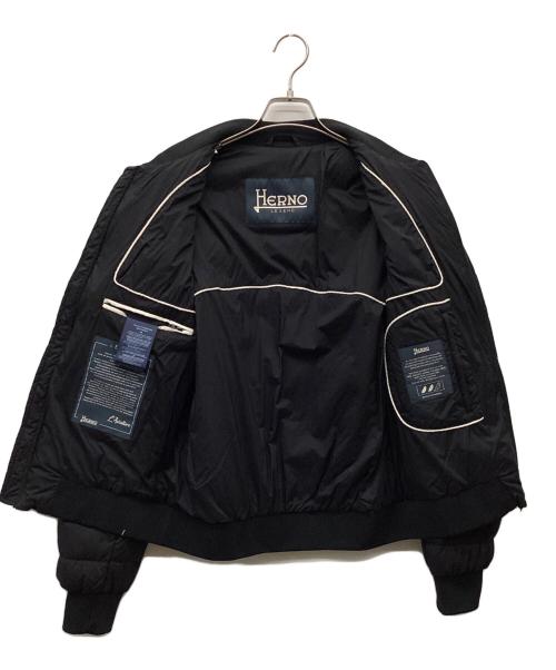 HERNO（ヘルノ）HERNO (ヘルノ) L'aviatore bomber jacket ネイビー サイズ:46の古着・服飾アイテム