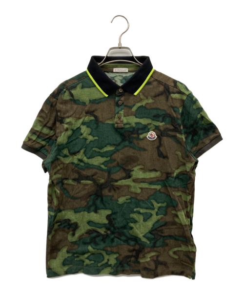 MONCLER（モンクレール）MONCLER (モンクレール) MAGLIA POLO ポロシャツ オリーブ サイズ:Mの古着・服飾アイテム