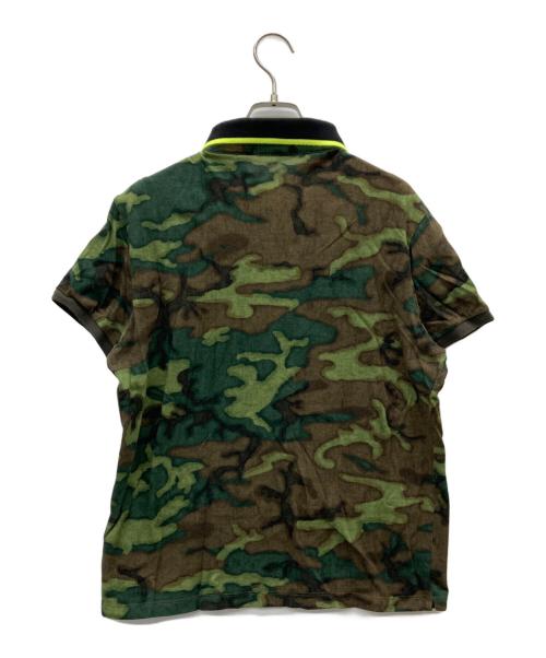 MONCLER（モンクレール）MONCLER (モンクレール) MAGLIA POLO ポロシャツ オリーブ サイズ:Mの古着・服飾アイテム