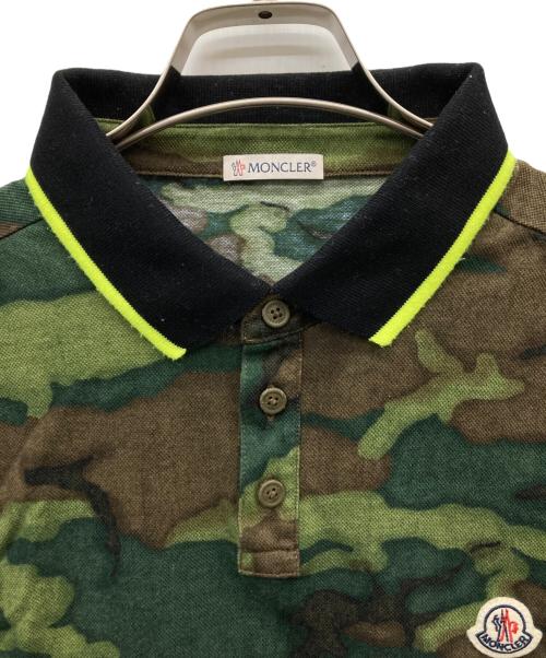 MONCLER（モンクレール）MONCLER (モンクレール) MAGLIA POLO ポロシャツ オリーブ サイズ:Mの古着・服飾アイテム