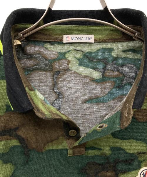 MONCLER（モンクレール）MONCLER (モンクレール) MAGLIA POLO ポロシャツ オリーブ サイズ:Mの古着・服飾アイテム