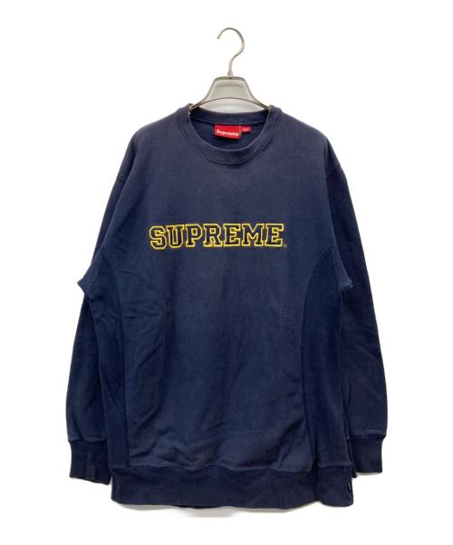 SUPREME（シュプリーム）SUPREME (シュプリーム) 刺繍ロゴスウェット ネイビー サイズ:XLの古着・服飾アイテム