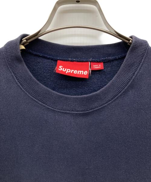 SUPREME（シュプリーム）SUPREME (シュプリーム) 刺繍ロゴスウェット ネイビー サイズ:XLの古着・服飾アイテム