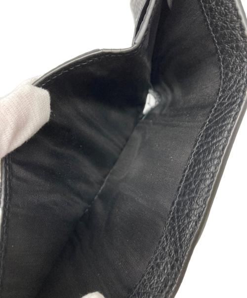 Maison Margiela（メゾンマルジェラ）Maison Margiela (メゾンマルジェラ) 25SS 4ステッチ 三つ折り ウォレット ブラック サイズ:-の古着・服飾アイテム